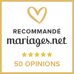 50 avis obtenus sur Mariages.net