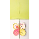 Faire-part de naissance fantaisie papillon multicolore Busquet 3105715891G Faire-part de naissance fantaisie papillon multicolore Busquet 3105715891G