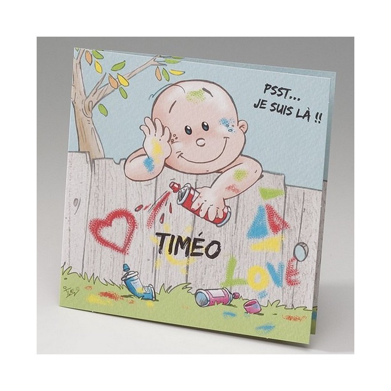 Télécharger gratuitement Images Faire Part Naissance Humoristique Dessin Bebe Belarto Happy Baby le plus cool salutations