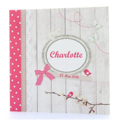 Faire-part de naissance vintage fille Belarto Happy Baby 715931 Faire-part de naissance vintage fille Belarto Happy Baby 715931