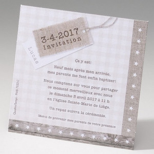 Carte remerciements naissance  BELARTO Happy Baby 715310