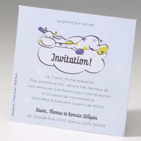 Carte remerciements naissance BELARTO Happy Baby 715313 Carte remerciements naissance BELARTO Happy Baby 715313