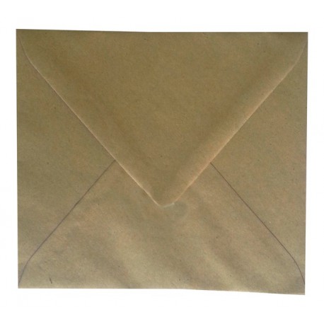 Enveloppe Marron Recyclée 125 x 140 - Belarto 8221214