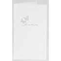 Menu classique blanc papillon argent Buromac La Vie en Rose 206.071 Menu classique blanc papillon argent Buromac La Vie en Rose 206.071