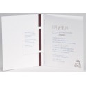 Faire-part mariage classique blanc ruban marron Buromac La Vie en Rose 106.081 Faire-part mariage classique blanc ruban marron Buromac La Vie en Rose 106.081