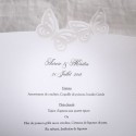 Menu mariage photophore blanc papillons nacre Faire Part Select Duo 19502 Menu mariage photophore blanc papillons nacre Faire Part Select Duo 19502