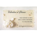 Carte lunch remerciements romantique crème fleurs Faire Part Select Duo 59564 Carte lunch remerciements romantique crème fleurs Faire Part Select Duo 59564