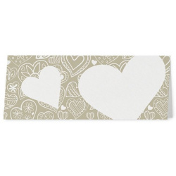 Marque Place crème bronze coeurs - Belarto Love 726735