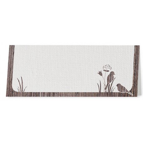 Marque Place crème liseré bois oiseaux - Belarto Love 726715 Marque Place crème liseré bois oiseaux - Belarto Love 726715