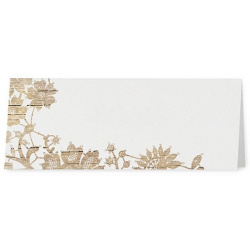 Marque Place crème fleurs motif bois - Belarto Love 726734