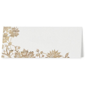 Marque Place crème fleurs motif bois - Belarto Love 726734