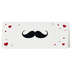 Marque Place humoristique moustaches lèvres - Belarto Love 726711
