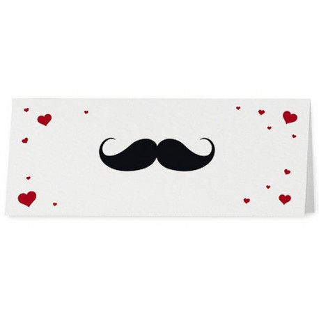 Marque Place humoristique moustaches lèvres - Belarto Love 726711
