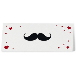 Marque Place humoristique moustaches lèvres - Belarto Love 726711
