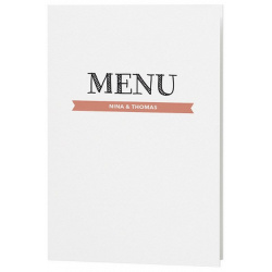 Menu mariage crème moderne scintillant - Belarto Love 726617