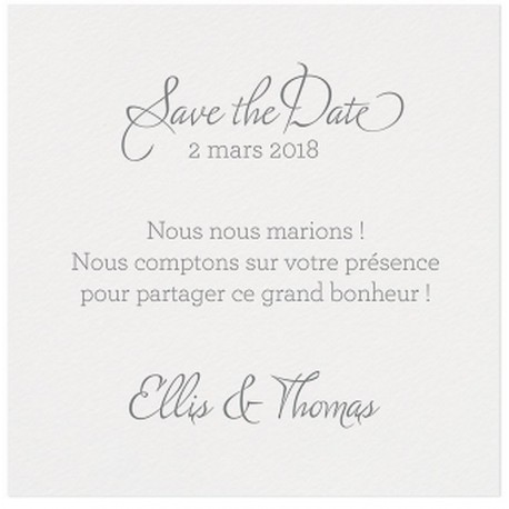 Carte lunch ou remerciements classique papier irisé BELARTO Romantic 726577 Carte lunch ou remerciements classique papier irisé BELARTO Romantic 726577