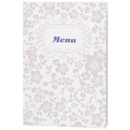 Menu mariage crème vintage fleurs - Belarto Romantic 726665 Menu mariage crème vintage fleurs - Belarto Romantic 726665