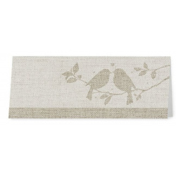 Marque Place crème taupe nature oiseaux - Belarto Romantic 726716