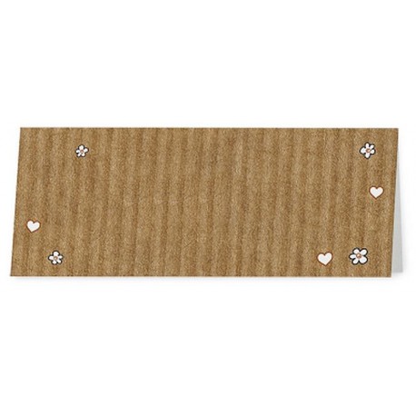 Marque Place marron effet carton coeurs fleurs - Belarto Romantic 726726 Marque Place marron effet carton coeurs fleurs - Belarto Romantic 726726