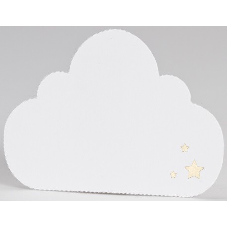 Carte remerciements naissance originale nuage étoiles dorées Buromac Baby Folly (2019) 576.302 Carte remerciements naissance originale nuage étoiles dorées Buromac Baby Folly (2019) 576.302
