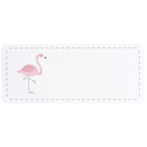 Etiquettes adresses flamant rose BUROMAC Baby Folly (2016) 576.208