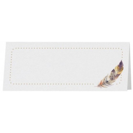 Marque Place élégant plume multicolore Belarto Bohemian Wedding 727705