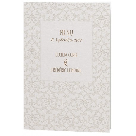 Menu Mariage élégant arabesques Belarto Bohemian Wedding 727629 Menu Mariage élégant arabesques Belarto Bohemian Wedding 727629