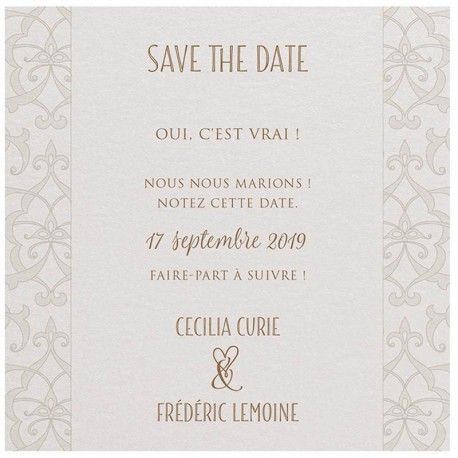 Carte lunch ou remerciements élégantes frises d'arabesques Belarto Bohemian Wedding 727529 Carte lunch ou remerciements élégantes frises d'arabesques Belarto Bohemian Wedding 727529