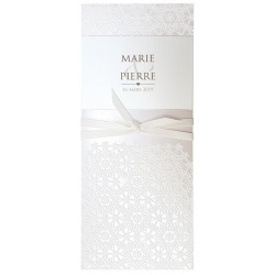 Faire part mariage élégant crème arabesque encre de suède Belarto Bohemian Wedding 727035