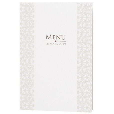 Menu Mariage élégant sobre arabesques Belarto Bohemian Wedding 727635 Menu Mariage élégant sobre arabesques Belarto Bohemian Wedding 727635