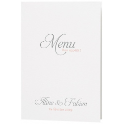 Menu Mariage sobre blanc cassé Belarto Bohemian Wedding 727621