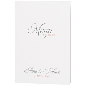 Menu Mariage sobre blanc cassé Belarto Bohemian Wedding 727621