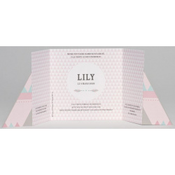 Faire-part naissance tipi indien rose multicolore BUROMAC Pirouette 2017 507.131