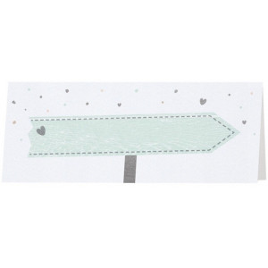 Marque Place voyage pancarte vert pastel Belarto Yes We Do ! 728700