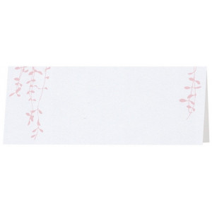 Marque Place chic blanc nacré feuillages roses Belarto Yes We Do ! 728728