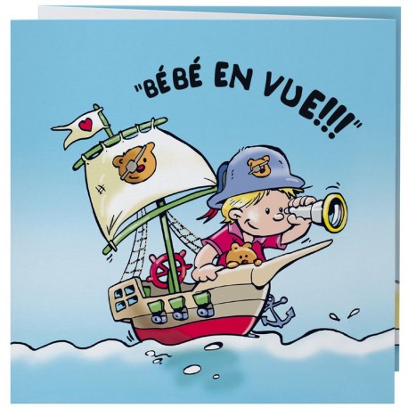 Faire-part naissance humoristique pirate île déserte Belarto Hello World 2018 718041 Faire-part naissance humoristique pirate île déserte Belarto Hello World 2018 718041