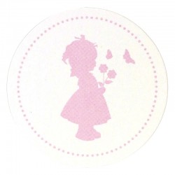 Sticker petite fille rose BUROMAC Baby Folly (2019) 574.107