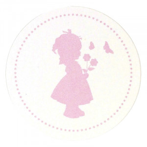 Sticker petite fille rose BUROMAC Baby Folly (2019) 574.107