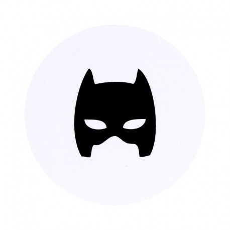 Sticker masque superhéros Batman BUROMAC Baby Folly (2019) 579.117