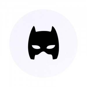Sticker masque superhéros Batman BUROMAC Baby Folly (2019) 579.117