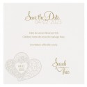 Carte lunch ou remerciements crème martelé coeurs arabesques BELARTO Celebrate Love723599 Carte lunch ou remerciements crème martelé coeurs arabesques BELARTO Celebrate Love723599