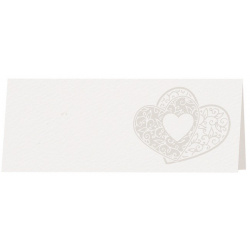 Marque place couleur crème coeurs arabesques BELARTO Celebrate Love 723799