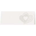 Marque place couleur crème coeurs arabesques BELARTO Celebrate Love 723799 Marque place couleur crème coeurs arabesques BELARTO Celebrate Love 723799