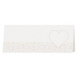 Marque Place classique chic crème frise arabesques coeur Belarto Celebrate Love 7297000