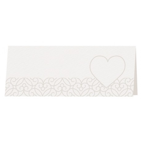 Marque Place classique chic crème frise arabesques coeur Belarto Celebrate Love 7297000