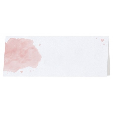 Marque Place moderne blanc irisé aquarelle rose Belarto Celebrate Love 7297002