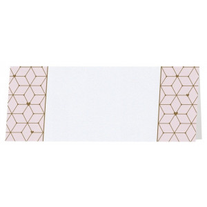 Marque Place moderne blanc rose motifs géométriques Belarto Celebrate Love 7297003