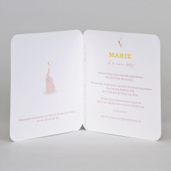 Faire-part naissance amusant éléphant rose Buromac Baby Folly (2019) 589.011-2