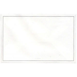 Enveloppe pour carte de remerciement décès 641.049
