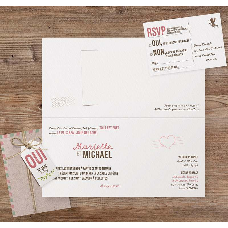 Comment créer une enveloppe d'invitation de mariage originale ?